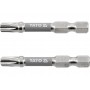 Насадка викруткова YATO; "TORX" T30 х 50 мм. шпиндель 6-гран- 1/4", покрита нікелем, 2 шт.[10]