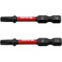 Насадка викруткова ударна YATO; "TORX" T25 х 50 мм. шпиндель 6-гран- 1/4", 2 шт.[10]