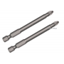 Насадка викруткова USH 1/4" хрестова PZ1 х 70 мм 2 шт