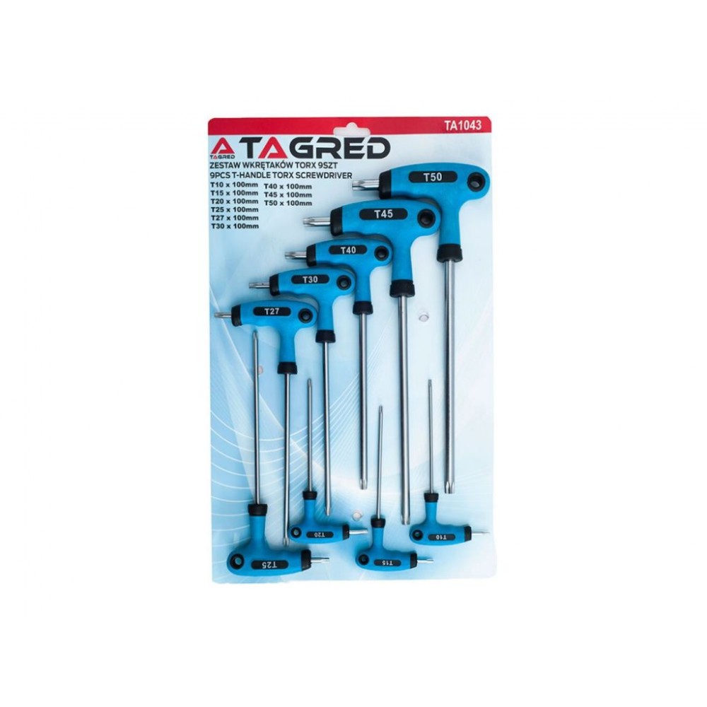 Викрутки шестигранні TAGRED TA1043