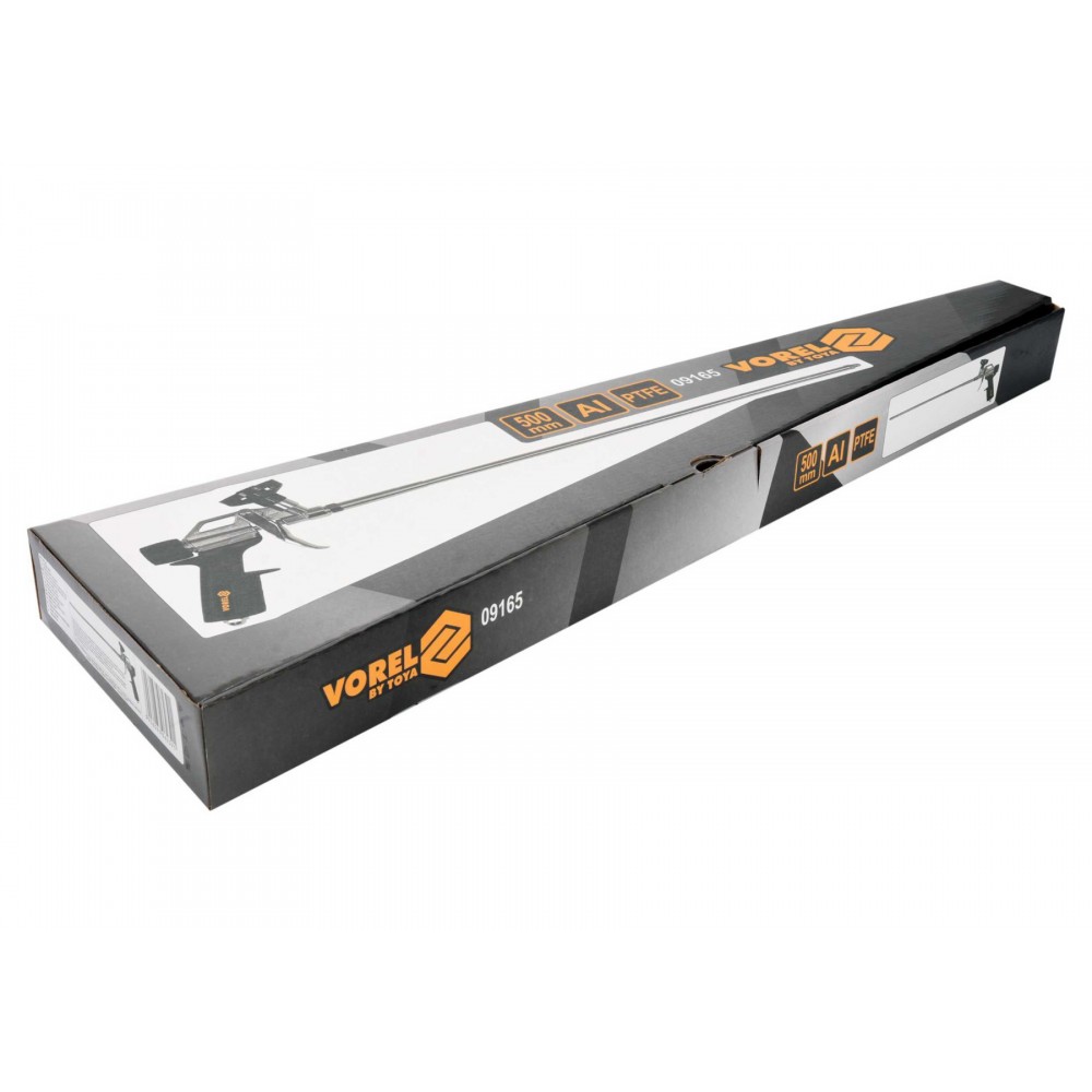 Пістолет для нанесення монтажної піни з подовженим соплом VOREL 500 мм алюмінієвий - фото 2 Пістолет для нанесення монтажної піни з подовженим соплом VOREL 500 мм алюмінієвий - фото 2