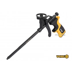 Пістолет для нанесення монтажної піни VOREL алюмінієвий Пістолет для нанесення монтажної піни VOREL алюмінієвий