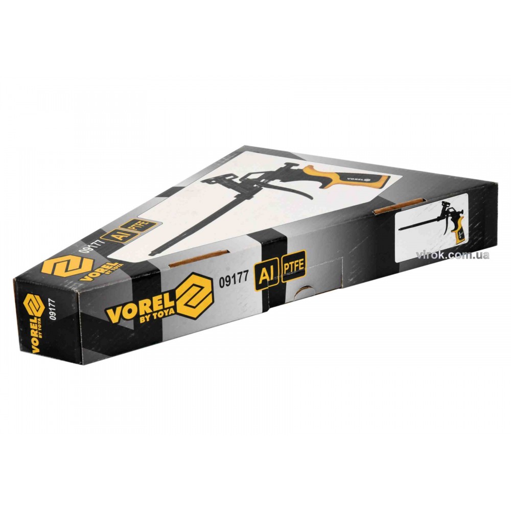 Пістолет для нанесення монтажної піни VOREL алюмінієвий - фото 2 Пістолет для нанесення монтажної піни VOREL алюмінієвий - фото 2