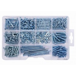 Шурупи, цвяхи, шайби і гайки VOREL 580 шт