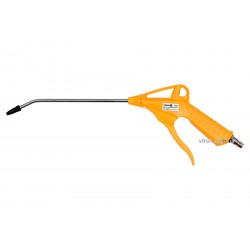 Пістолет пневматичний продувальний VOREL з соплом 200 мм, Ø=1/4", для тиску 0.8 Мпа Пістолет пневматичний продувальний VOREL з соплом 200 мм, Ø=1/4", для тиску 0.8 Мпа