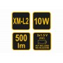 Ліхтар світлодіодний CREE XM-LM VOREL 10 Вт 500 лм 3 x АА - фото 3