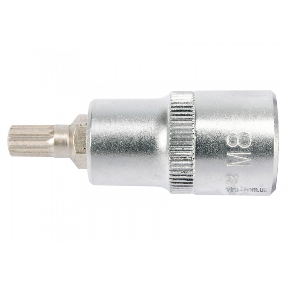 Головка торцева з насадкою викрутковою SPLINE YATO 1/2" М8 х 55 мм - фото 1 Головка торцева з насадкою викрутковою SPLINE YATO 1/2" М8 х 55 мм - фото 1