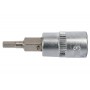Головка торцева з викрутковою насадкою HEX YATO 1/4" H3 x 37 мм - фото 4 Головка торцева з викрутковою насадкою HEX YATO 1/4" H3 x 37 мм - фото 4