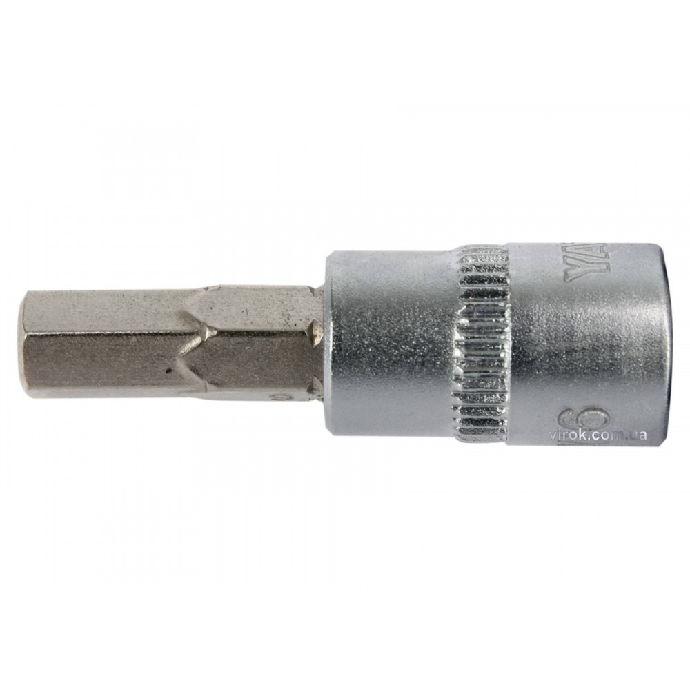 Головка торцева з викрутковою насадкою HEX YATO 1/4" H6 x 37 мм - фото 1 Головка торцева з викрутковою насадкою HEX YATO 1/4" H6 x 37 мм - фото 1