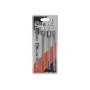 Тримачі-адаптери торцевих головок YATO 1/4" 3/8" 1/2" 50/150 мм HEX-1/4" 6 шт - фото 3 Тримачі-адаптери торцевих головок YATO 1/4" 3/8" 1/2" 50/150 мм HEX-1/4" 6 шт - фото 3