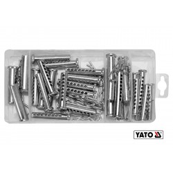 Шплінти і штифти YATO 8-13 мм 30-64 мм 56 шт