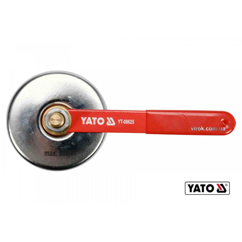Магнітний затискач маси для зварювання YATO 85 мм 7 кг для струму 500 А - фото 1 Магнітний затискач маси для зварювання YATO 85 мм 7 кг для струму 500 А - фото 1