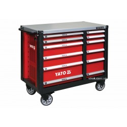 Шафа-візок для інструментів YATO 1000 x 1130 x 570 мм з 12 шухлядами Шафа-візок для інструментів YATO 1000 x 1130 x 570 мм з 12 шухлядами