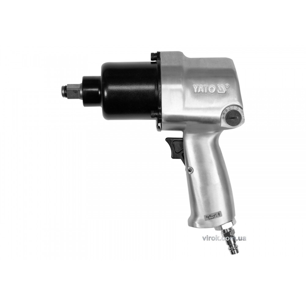 Гайковерт ударний пневматичний YATO 1/2" 1000 Нм 6.3 бар 120 л/хв - фото 1 Гайковерт ударний пневматичний YATO 1/2" 1000 Нм 6.3 бар 120 л/хв - фото 1