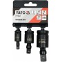 Кардани ударні YATO  1/2" 3/8" 1/4" 3 шт. - фото 3