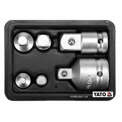Набір перехідників для торцевих головок YATO 6 шт