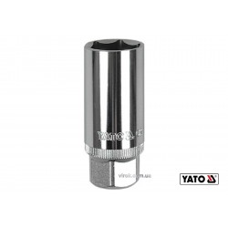 Головка торцева до свічок двигуна YATO 1/2" M21 x 64 мм
