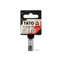 Головка торцева шестигранна YATO 1/4" М8 CrV [Блістер] - фото 2