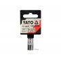Головка торцева шестигранна YATO 1/4" М10 CrV [Блістер] - фото 2