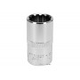 Головка торцева Spline YATO 1/2" M15 x 38 мм CrV [Блістер]