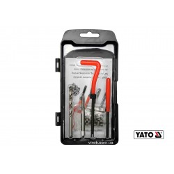 Приладдя для відновлення внутрішньої різьби YATO М5 x 0.8 мм HSS 4241/4341 30 шт Приладдя для відновлення внутрішньої різьби YATO М5 x 0.8 мм HSS 4241/4341 30 шт