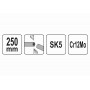 Ножиці багатофункційні YATO 250 мм CrMo + SK5 58-62 HRC + 4 запасних леза - фото 6