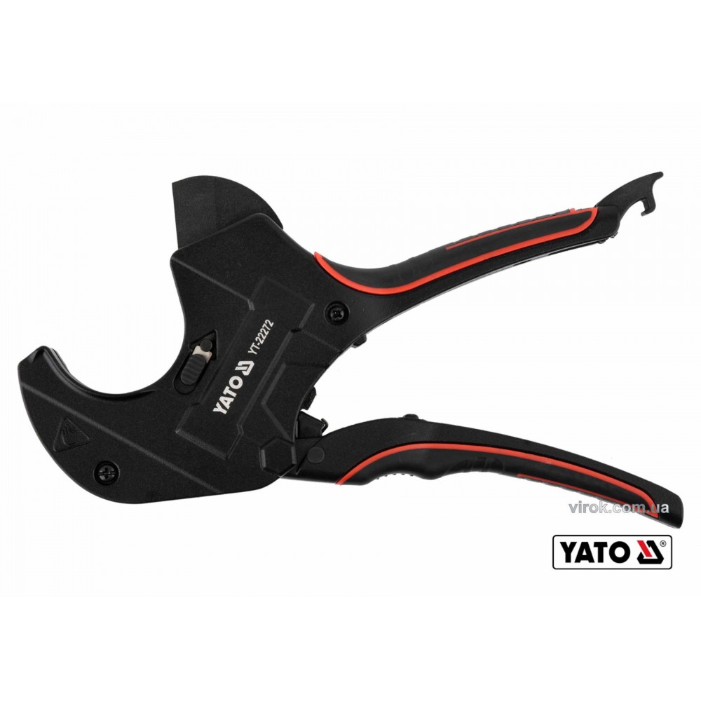 Труборіз для ПВХ труб YATO Ø50 мм алюмінієвий корпус ручка- ABS + TPR - фото 1 Труборіз для ПВХ труб YATO Ø50 мм алюмінієвий корпус ручка- ABS + TPR - фото 1