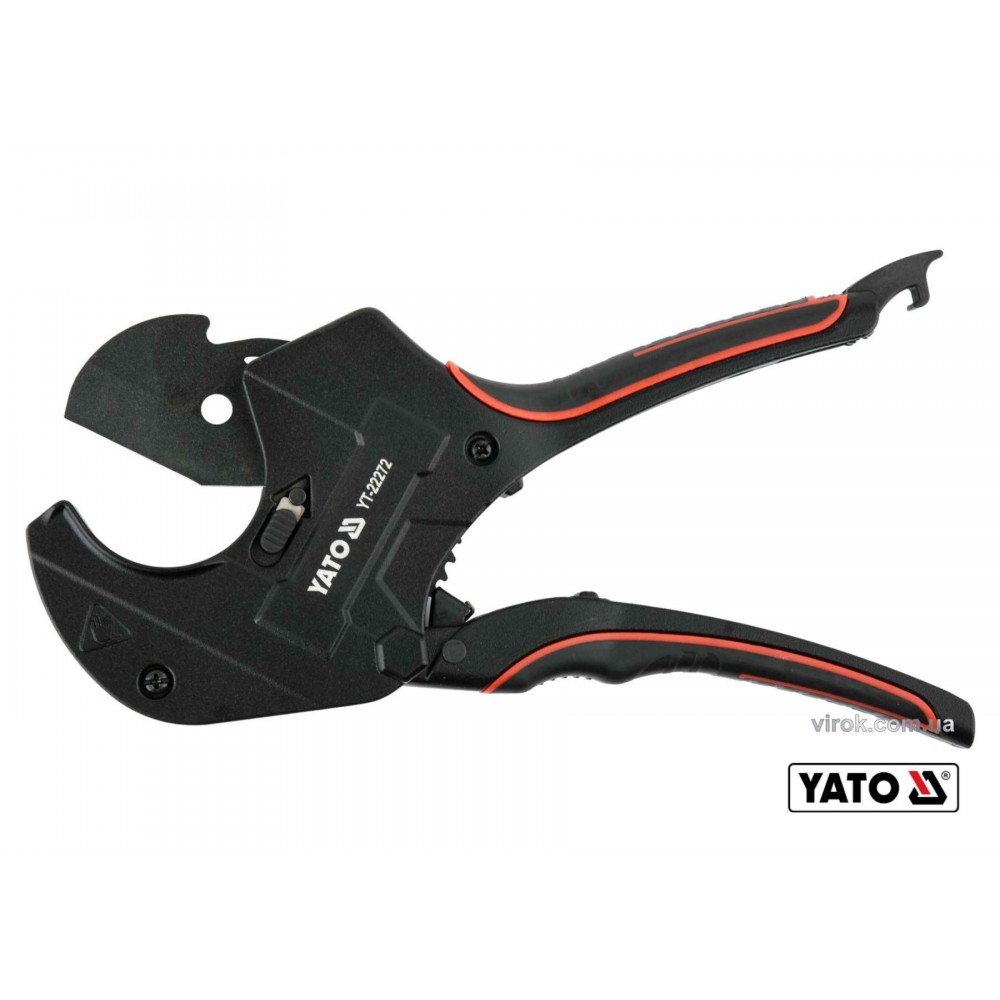 Труборіз для ПВХ труб YATO Ø50 мм алюмінієвий корпус ручка- ABS + TPR - фото 2 Труборіз для ПВХ труб YATO Ø50 мм алюмінієвий корпус ручка- ABS + TPR - фото 2