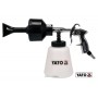 Пістолет пневматичний для утворення піни YATO з турбо-соплом 1 л 113 л/хв 0.62 МПа - фото 4 Пістолет пневматичний для утворення піни YATO з турбо-соплом 1 л 113 л/хв 0.62 МПа - фото 4