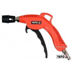 Пістолет пневматичний продувальний YATO з турбо-соплом 45 мм 1/4" 0.62 МПа Пістолет пневматичний продувальний YATO з турбо-соплом 45 мм 1/4" 0.62 МПа