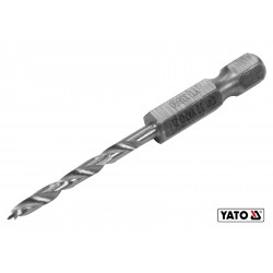 Свердло по дереву YATO Ø3 x 65/35 мм HEX 1/4" HSS 4241