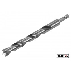 Свердло по дереву спіральне YATO Ø12 x 100/60 мм HEX 1/4" HSS 4241