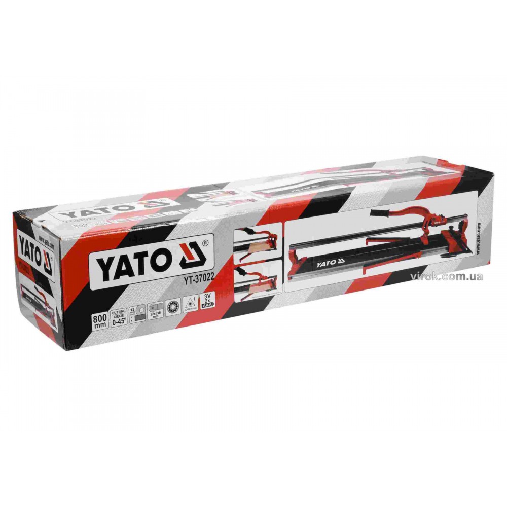 Плиткоріз ручний з лазером YATO 800 мм Ø22 x 6 x 6 мм - фото 4 Плиткоріз ручний з лазером YATO 800 мм Ø22 x 6 x 6 мм - фото 4