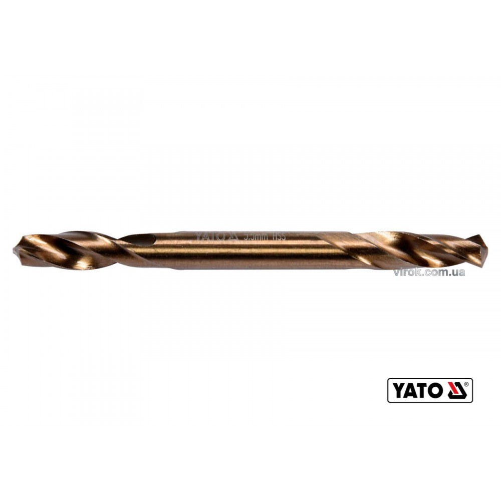 Свердло по металу двостороннє шліфоване YATO 5.5 x 66/16 мм HSS 6542 - фото 1 Свердло по металу двостороннє шліфоване YATO 5.5 x 66/16 мм HSS 6542 - фото 1