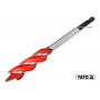 Свердло по дереву YATO 16 x 165 мм HEX- 1/4" HRC 40-45 з 4 пругами
