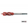 Свердло по дереву YATO 22 x 165 мм HEX- 1/4" HRC 40-45 з 4 пругами - фото 3 Свердло по дереву YATO 22 x 165 мм HEX- 1/4" HRC 40-45 з 4 пругами - фото 3