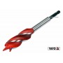 Свердло по дереву YATO 22 x 165 мм HEX- 1/4" HRC 40-45 з 4 пругами