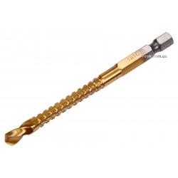 Свердло фрезерувальне по металу YATO HSS-TIN 6.5 x 89 мм HEX - 1/4"