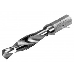 Свердло-мітчик YATO М8 х 1.25 x 51/11 мм HSS М2 HEX-1/4" Свердло-мітчик YATO М8 х 1.25 x 51/11 мм HSS М2 HEX-1/4"