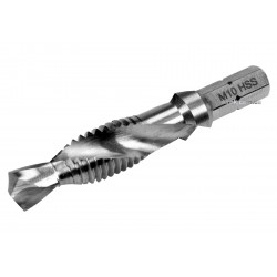 Свердло-мітчик YATO М10 х 1.5 x 59/15 мм HSS М2 HEX-1/4" Свердло-мітчик YATO М10 х 1.5 x 59/15 мм HSS М2 HEX-1/4"