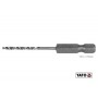 Свердло по металу YATO 2 x 57/26 мм HEX-1/4" HSS 6542 для нержавіючої конструктивної легованої сталі - фото 4