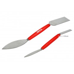 Шпателі штукатурні двосторонні YATO 8 х 192 мм і 26 х 254 мм 2 шт Шпателі штукатурні двосторонні YATO 8 х 192 мм і 26 х 254 мм 2 шт