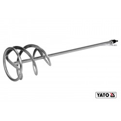 Міксер спіральний подвійний для будівельних сумішей оцинкований YATO Ø135 x 600 мм M14 20-30 кг