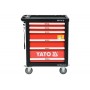 Шафа з інструментами на колесах YATO 97 x 77 x 47 cм з 6 шухлядами 185 шт - фото 5
