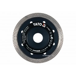Диск відрізний алмазний по гресу, склу, кераміці для мокрої та сухої різки YATO 115 x 1.6 x 10 x 22.2 мм