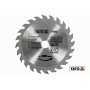 Диск пиляльний по дереву YATO 130 х 16 х 2.8 х 2 мм 24 зубці R.P.M до 10000 1/хв