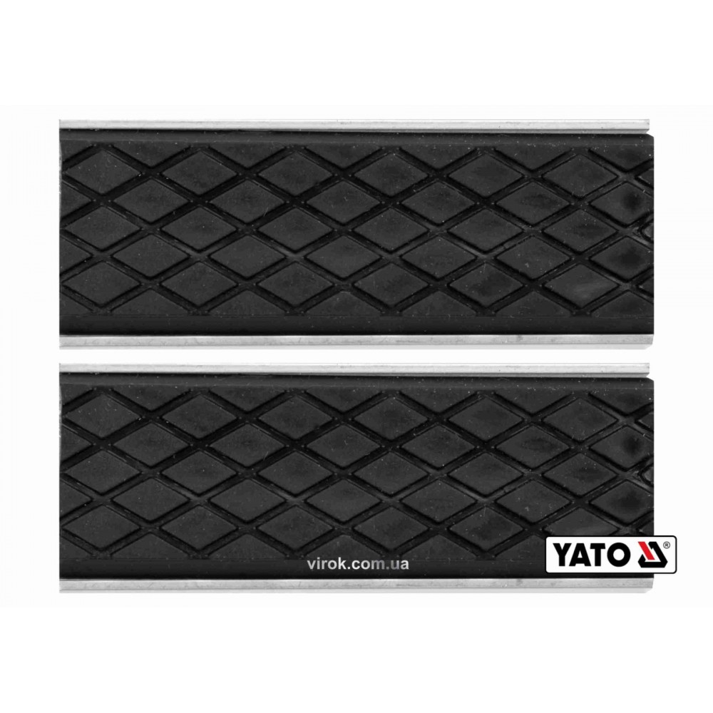 Губки змінні до лещат YATO 75 х 30 х 10 мм - фото 1 Губки змінні до лещат YATO 75 х 30 х 10 мм - фото 1