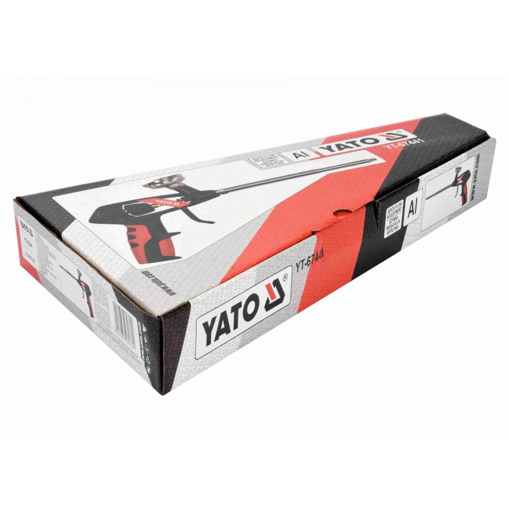 Пістолет для нанесення монтажної піни YATO алюмінієвий - фото 2 Пістолет для нанесення монтажної піни YATO алюмінієвий - фото 2