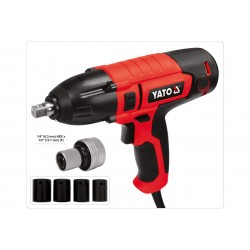 Гайковерт ударний мережевий YATO 1/2" 450 Вт 450 Нм 3300 об/хв + 4 головки і кейс Гайковерт ударний мережевий YATO 1/2" 450 Вт 450 Нм 3300 об/хв + 4 головки і кейс