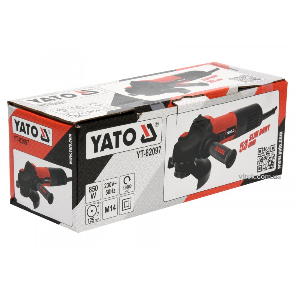 Шліфмашина кутова YATO 850 Вт - фото 2 Шліфмашина кутова YATO 850 Вт - фото 2